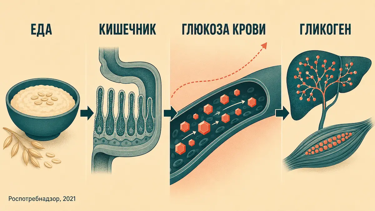 Как организм усваивает углеводы что такое углеводы: путь от тарелки до глюкозы крови и гликогена