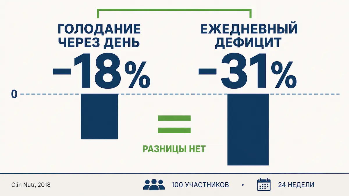 голодание и лептин: сравнение снижения гормона при разных режимах питания