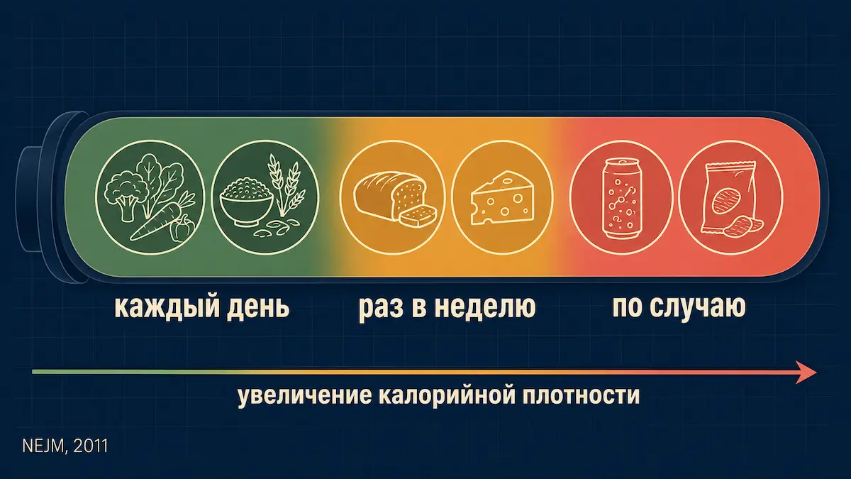 светофор продуктов: от каких продуктов толстеют чаще всего и чем их заменить