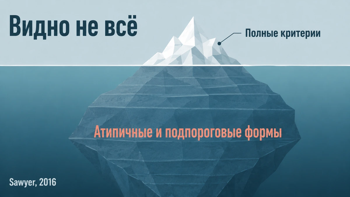 расстройство пищевого поведения: подпороговые формы как подводная часть айсберга
