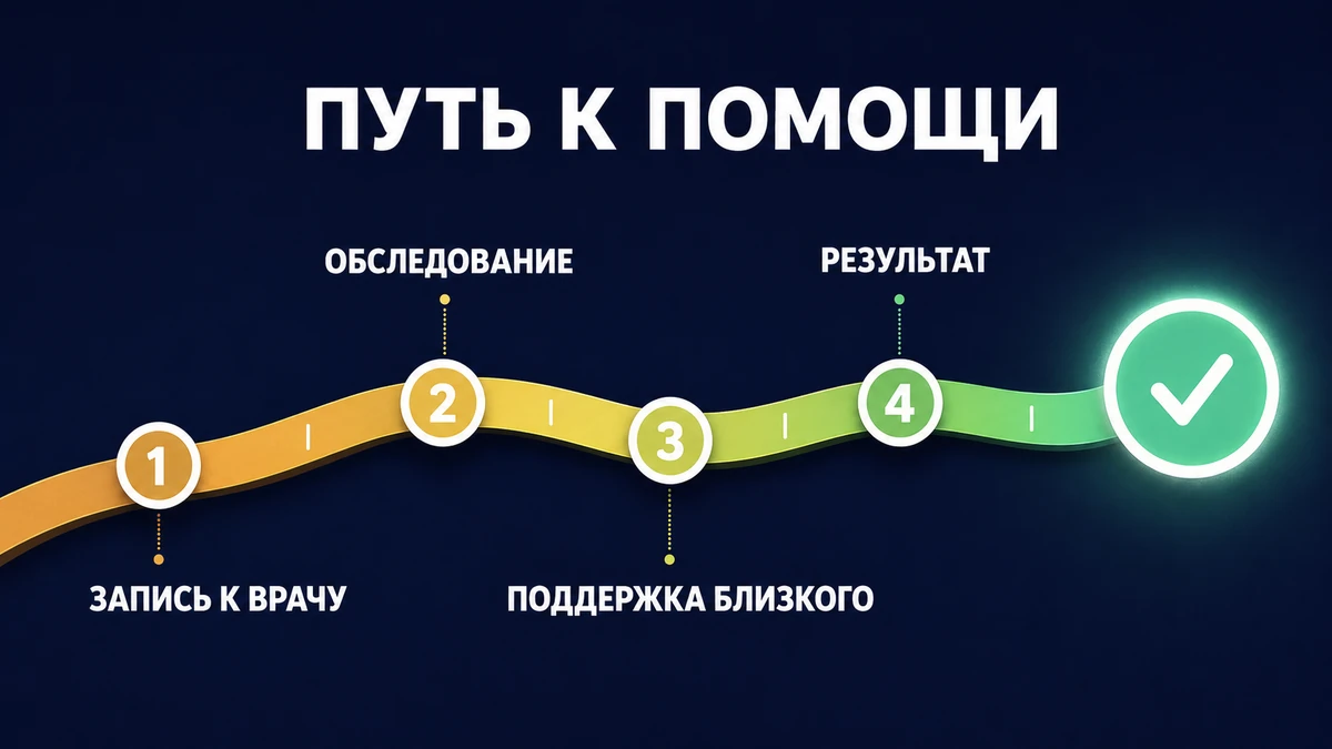 пять шагов от тревожного результата скрининга до помощи специалиста