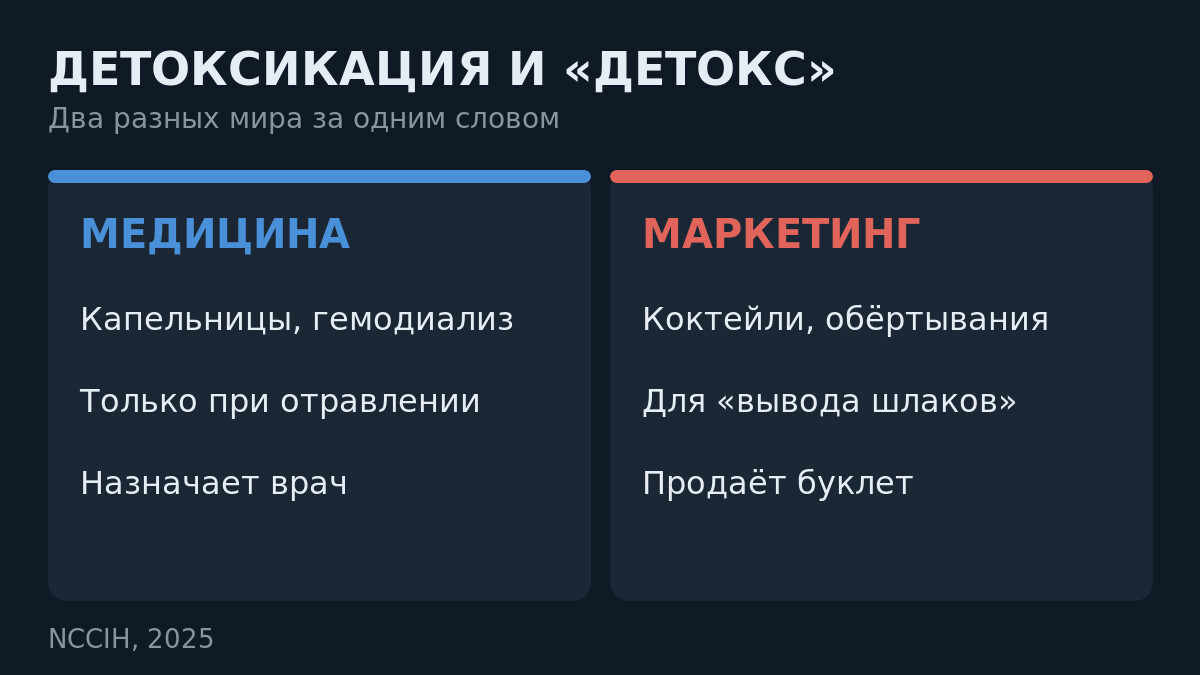 Детокс в Подмосковье: чем медицинская детоксикация отличается от wellness-программы санатория